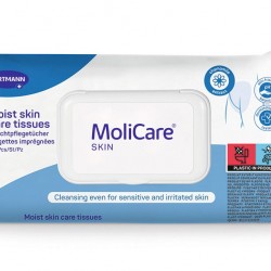 MoliCare Skin Υγρά μαντηλάκια καθαρισμού χωρίς οινόπνευμα 20x30 cm  995075 - 50 τεμάχια