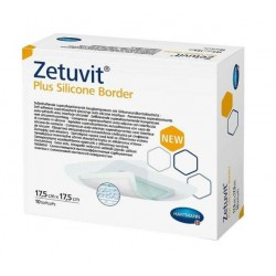 Hartmann Zetuvit Plus Silicone Border Επιθέματα Κατακλίσεων 17.5x17.5 cm 1 τεμάχιo