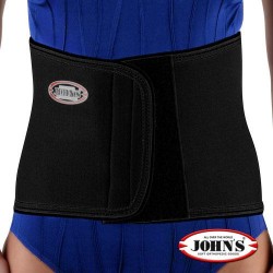 Ζώνη αυτοκόλλητη neoprene 24 cm John's 120100 Μαύρο