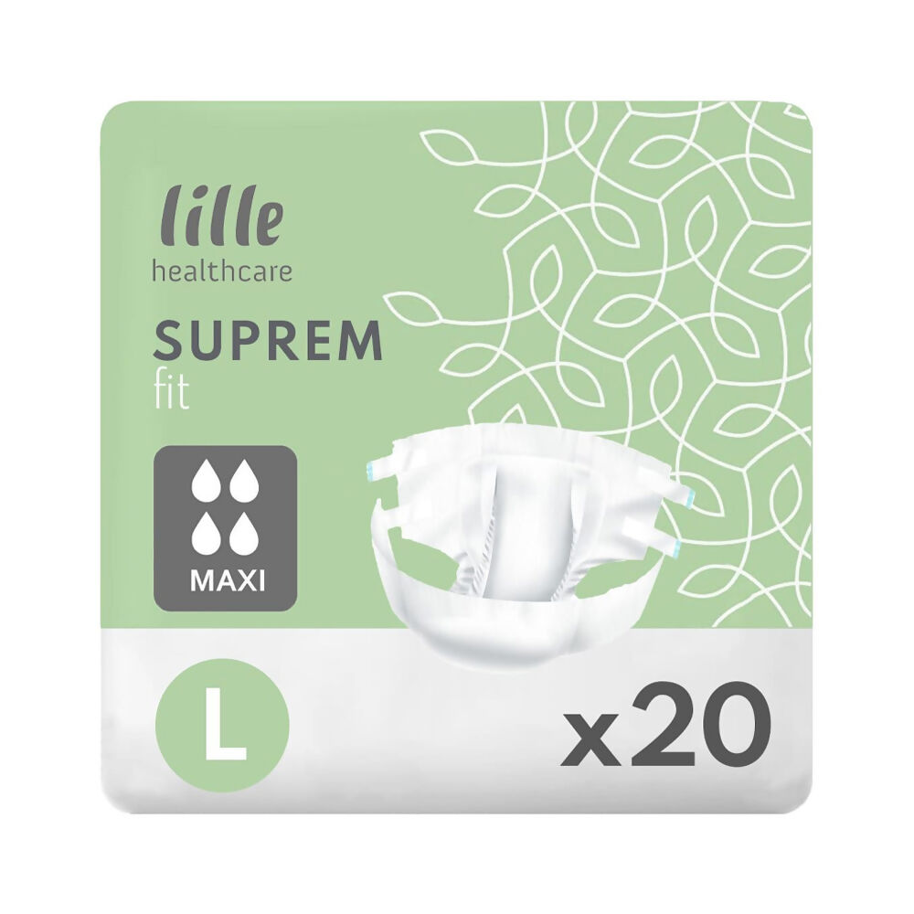 Lille Πάνα ακράτειας νύχτας Supreme Fit Maxi Large - 4x 20 τεμάχια (κιβώτιο)