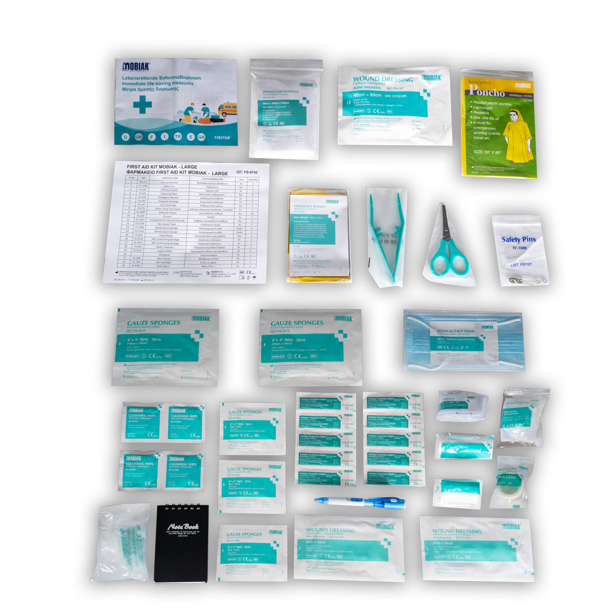 Φαρμακείο πρώτων βοηθειών First Aid Kit 0804602 - Large